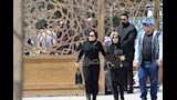 لبلبة وهالة في الجنازة