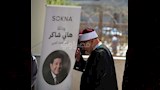 الشيخ خالد الجندي من جنازة الراحل هاني شاكر