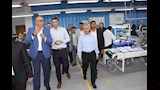 وزير الصناعة ومحافظ بني سويف يتفقدان مجمع الأسمنت
