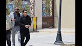 إيهاب توفيق من جنازة الفنان الراحل هاني شاكر