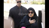 فيفي عبده في جنازة الفنان الراحل هاني شاكر (4)