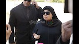 فيفي عبده في جنازة الفنان الراحل هاني شاكر (3)