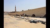 محافظ القاهرة يتفقد ترميم سور مجرى العيون