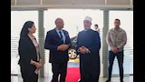 محافظ الإسكندرية يستقبل الدكتور نظير عياد2