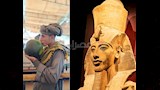 شاب يعيد ملامح إخناتون إلى الحياة بأسيوط (16)