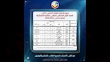 جداول امتحانات البحيرة