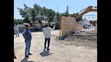 إزالة 3 حالات بناء مخالف باحدى قرى مركز الفيوم 3
