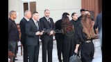 اول ظهور لنجل هاني شاكر في عزاء والده (5)