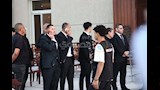 اول ظهور لنجل هاني شاكر في عزاء والده (10)