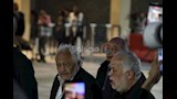 اشرف زكي في عزاء هاني شاكر (1)