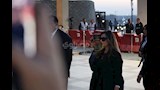 ليلى علوي تصل عزاء الراحل هاني شاكر