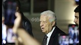 بالصور| مرتضى منصور وحسين فهمي يقدمان العزاء في هاني شاكر