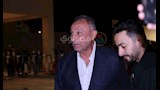 بالصور| الخطيب وحسن شحاتة وأنغام يقدمون واجب العزاء في هاني شاكر