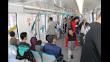 إقبال كبير على مونوريل شرق النيل في اليوم الثاني للتشغيل (1)