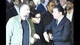 محمد الحلو في عزاء هاني شاكر
