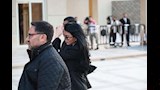 هيفاء وهبي في عزاء هاني شاكر_1