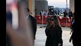 ليلى علوي في  عزاء هاني شاكر (1)