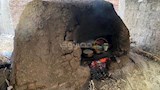 طهي الطعام في الفرن البلدي