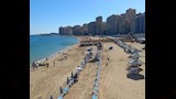أجواء ربيعية مميزة بشواطئ الإسكندرية (1)