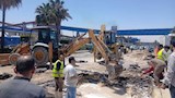 كسر خط مياه في الإسكندرية (1)_1