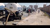 كسر خط مياه في الإسكندرية (2)_1