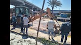 كسر خط مياه في الإسكندرية (12)