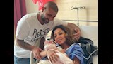 أحمد سعد وعلياء بسيوني من غرفة الولادة