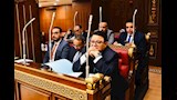 خالد جلال في إحدى جلسات مجلس الشيوخ (2)