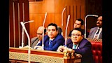 خالد جلال في إحدى جلسات مجلس الشيوخ (3)