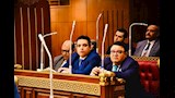 خالد جلال في إحدى جلسات مجلس الشيوخ (1)