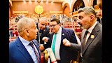 خالد جلال مع ياسر جلال في مجلس الشيوخ (4)