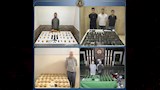 المتهمين + المضبوطات 