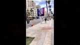 الإسكندرية تتجمل بصور الرئيسين السيسي وماكرون (8)