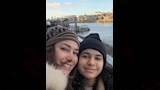 هند صبري مع ابنتها ليلى (2)