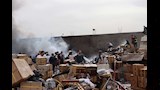 حريق مخزن قطع غيار دراجات بقليوب (13)