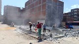 إزالة بناء مخالف في الإسكندرية (2)
