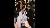 مي عز الدين في زفافها