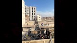الحريق بدأ في مركز الصيانة الاقليمي