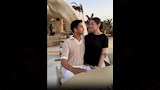 لقطات رومانسية جمعت هشام جمال وزوجته ليلى زاهر (3)