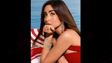هنا الزاهد بإطلالة صيفية أمام البحر (3)
