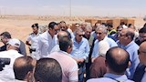 وزير الإنتاج الحربي ومحافظ المنيا يتفقدان مشروعات الصرف الصحي بملوي وديرمواس