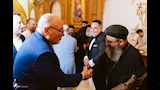 خالد الجندي يشارك في حفل زفاف مخرج لعلهم يفقهون بكنيسة أكتوبر (1)