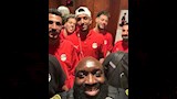 الشرطي الأمريكي إيريك هدسون مع إمام عاشور ومرموش