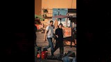 أحمد عز وبيدرو ألونسو في كواليس مسلسل الأمير