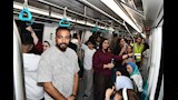إقبال كثيف على مونوريل شرق النيل (7)