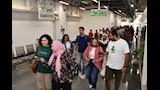 إقبال كثيف على مونوريل شرق النيل للمشاركة في احتفالية "المتحدة" أمس بشأن كأس العالم