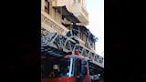 إنقاذ كلب من شرفة عقار بالإسكندرية (1)