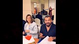 الفنان منذر رياحنة والفنان منال سلامة