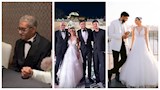 لقطات من زفاف نجل سيد رجب.."زغروطة" والد العريس ورقص ليلى وغناء تامر حسني 