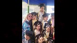 مراد أمير شاهين يحتفل بتخرجه من الحضانة
